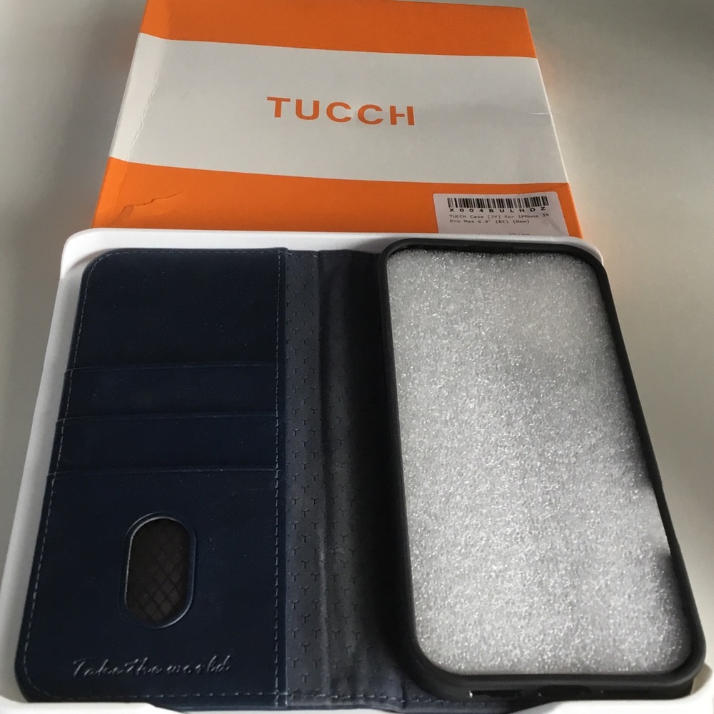 Navy Blue Wallet Phone Case